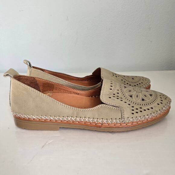 SPRING STEP INGRID Shoes Womens 7.5-8 Olive Green Comfort Casual Minimalist Boho - Picture 2 of 9